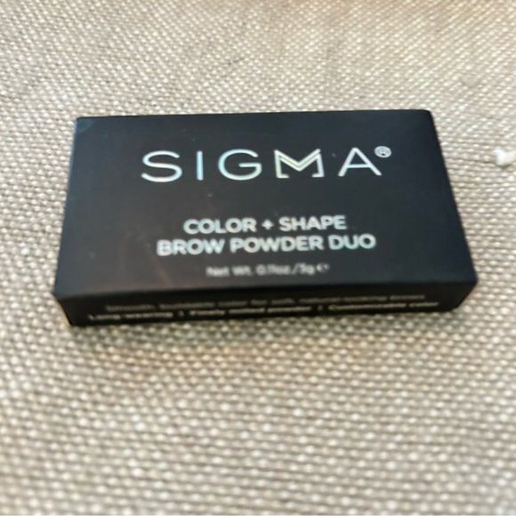 Sigma Beauty COLOR + SHAPE BROW POWDER DUO- Light- NIB - Picture 6 of 7